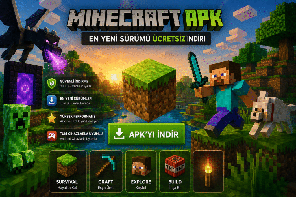 Minecraft apk son surum